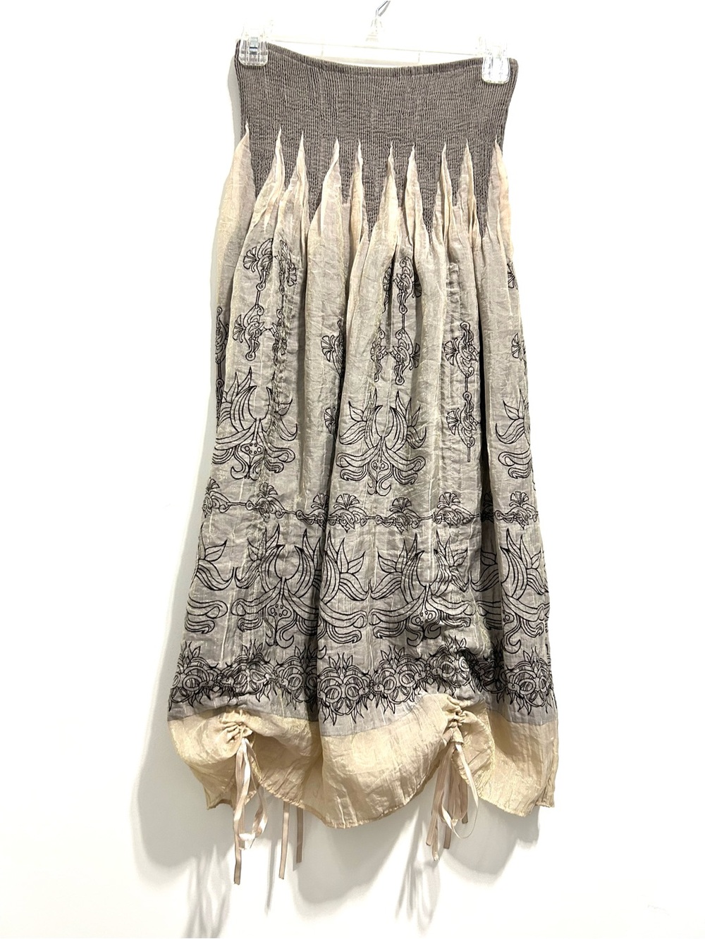 Anthropologie Lapis Convertible Strapless Dress / Skirt Bohemian Beach Party